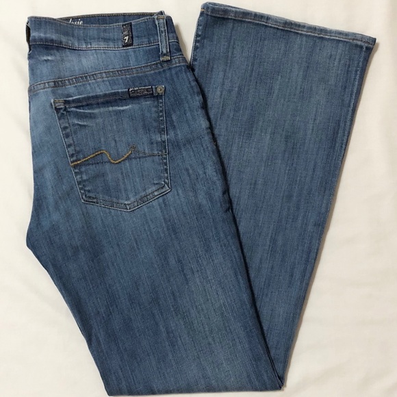 7FAM Wmn’s Lexie Lowrise Bootcut Stretch Jeans- 31 - Picture 11 of 16